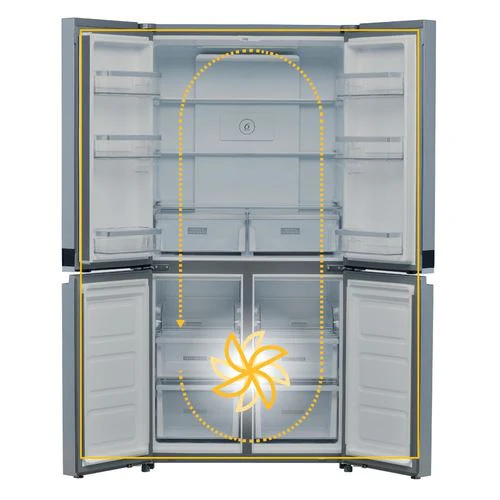 Frigorífico Americano Whirlpool WQ9 B1L | 187,4x90,9x69,8 cm | 388 L | F | Inox - Image 2