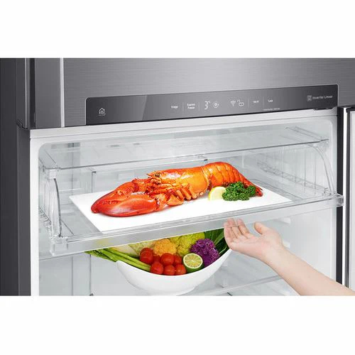 Frigorífico com Congelador LG GTF916PZPED | 184x86x73 cm | 592 L | E | Platina - Image 4