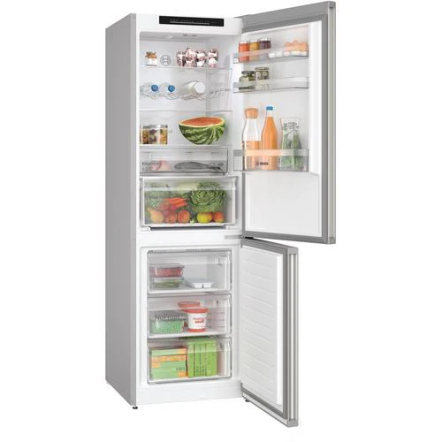 Frigorífico Combinado Bosch KGN362ICF | 186x60x66,5 cm | 321 L | C | Aço inoxidável - Image 2