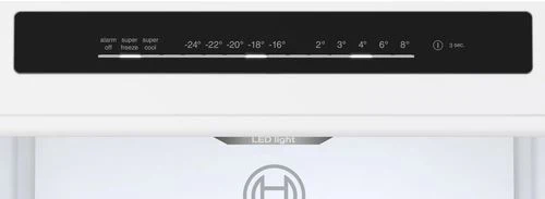 Frigorífico Combinado Bosch KGN362ICF | 186x60x66,5 cm | 321 L | C | Aço inoxidável - Image 4