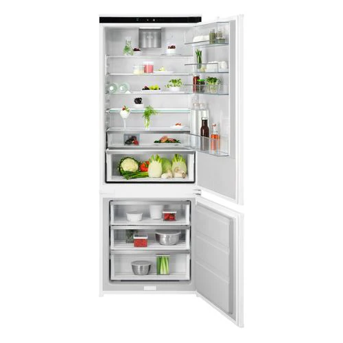 Frigorífico Combinado Encastrável AEG NSC7P751ES | 188,4x69,6x54,9 cm | 376 L | E | Branco - Image 2