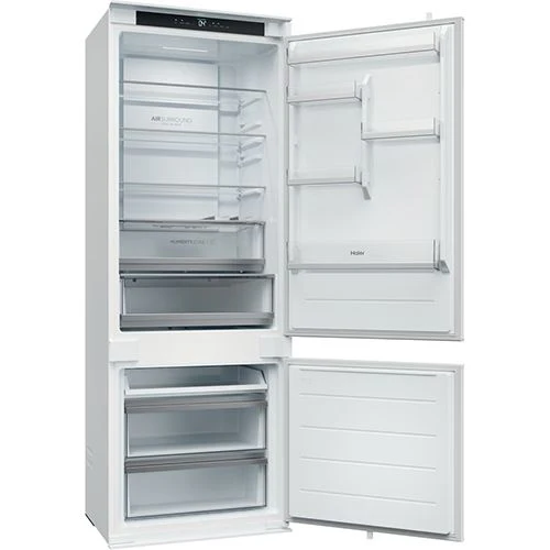 Frigorífico Combinado Encastrável Haier HBQW5719E ID Titanium 2 | 193.5x69x55 cm | 382 L | E | Branco - Image 3