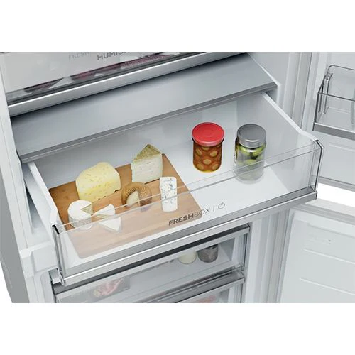 Frigorífico Combinado Encastrável Haier HBQW5719E ID Titanium 2 | 193.5x69x55 cm | 382 L | E | Branco - Image 7