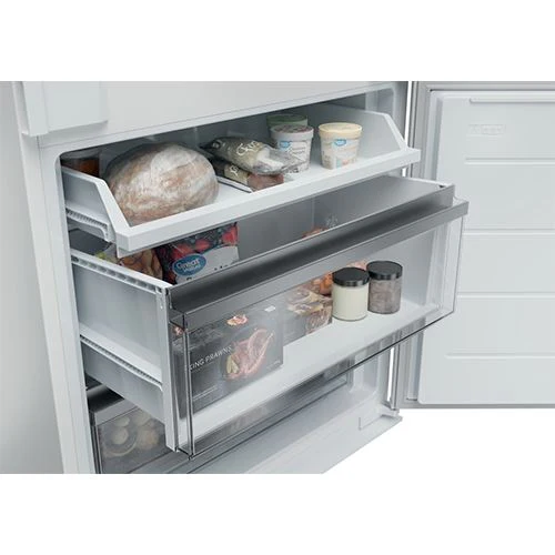 Frigorífico Combinado Encastrável Haier HBQW5719E ID Titanium 2 | 193.5x69x55 cm | 382 L | E | Branco - Image 9
