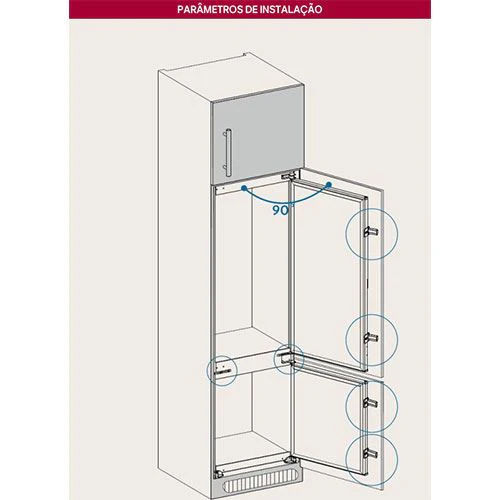 Frigorífico Combinado Encastrável LG GTFN256SER | 177x54x54.5 cm | 233 L | E - Image 9
