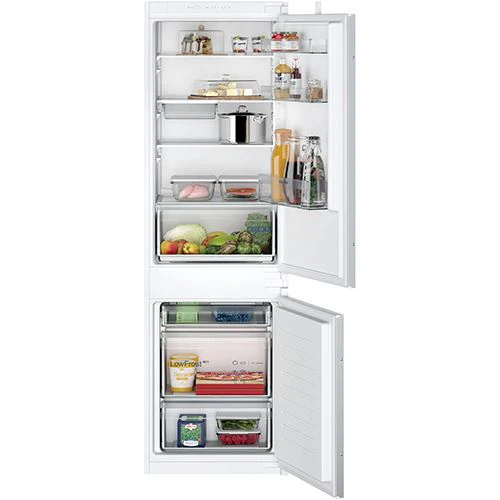 Frigorífico Combinado Encastrável Siemens KI86V5SE0 iQ100 | 177,2x54,1x54,8 cm | 267 L | E | Branco