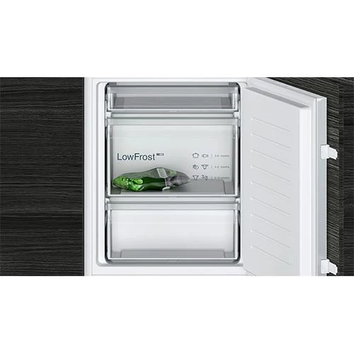 Frigorífico Combinado Encastrável Siemens KI86V5SE0 iQ100 | 177,2x54,1x54,8 cm | 267 L | E | Branco - Image 6