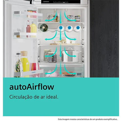 Frigorífico Combinado Encastrável Siemens KI86V5SE0 iQ100 | 177,2x54,1x54,8 cm | 267 L | E | Branco - Image 9