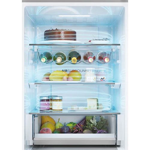 Frigorífico Combinado Haier HDPW5618DNPK | 185x59.5x66.7 cm | 352 L | D | Silver - Image 11