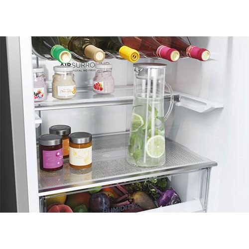 Frigorífico Combinado Haier HDPW5618DNPK | 185x59.5x66.7 cm | 352 L | D | Silver - Image 8