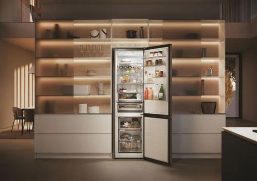 Frigorífico Combinado Haier HDPW5620ANPD | 205x59.5x66.7 cm | 409 L | A | Inox Escuro - Image 12