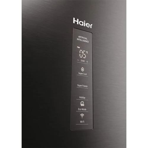 Frigorífico Combinado Haier HDPW5620ANPD | 205x59.5x66.7 cm | 409 L | A | Inox Escuro - Image 9