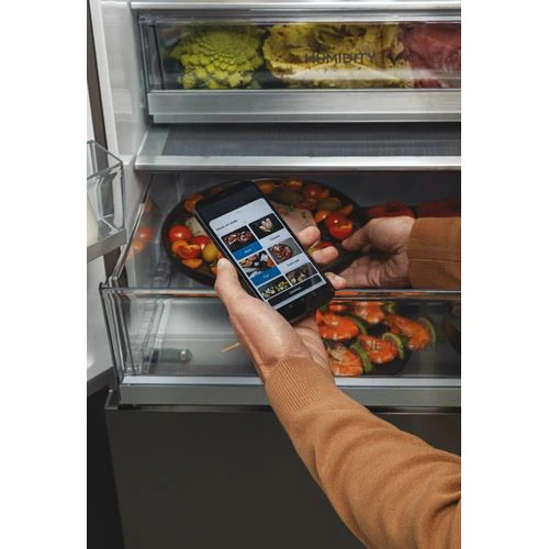 Frigorífico Combinado Haier HFW7720EWMP | 200,6x70x67,5 cm | 477 L | E | Cinzento - Image 5