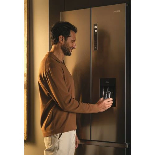 Frigorífico Combinado Haier HFW7720EWMP | 200,6x70x67,5 cm | 477 L | E | Cinzento - Image 7