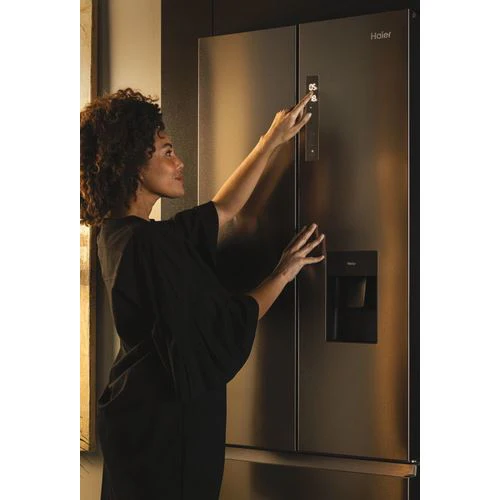 Frigorífico Combinado Haier HFW7720EWMP | 200,6x70x67,5 cm | 477 L | E | Cinzento - Image 8