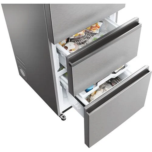 Frigorífico Combinado Haier HTW5620ENMG | 205x59.5x66.7 cm | 414 L | E | Inox - Image 11