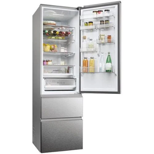 Frigorífico Combinado Haier HTW5620ENMG | 205x59.5x66.7 cm | 414 L | E | Inox - Image 4