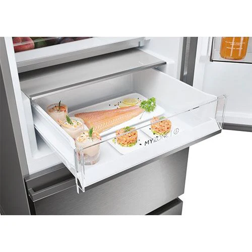 Frigorífico Combinado Haier HTW5620ENMG | 205x59.5x66.7 cm | 414 L | E | Inox - Image 6