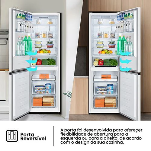 Frigorífico Combinado Hisense RB390N4AWE | 186x59,5x58,9 cm | 304 L | E | Branco - Image 12