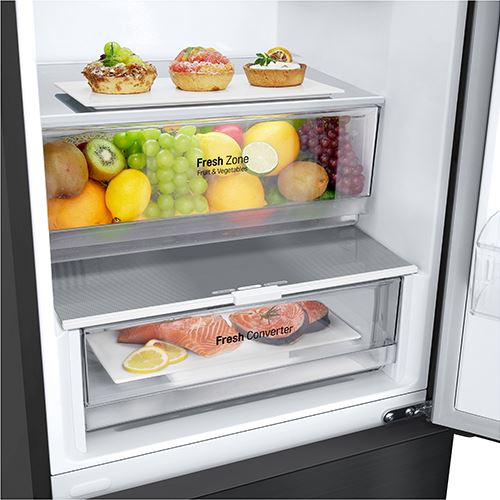 Frigorífico Combinado LG GBV22NCBEP | 203x59,5x67,5 cm | 387 L | B | Preto - Image 5