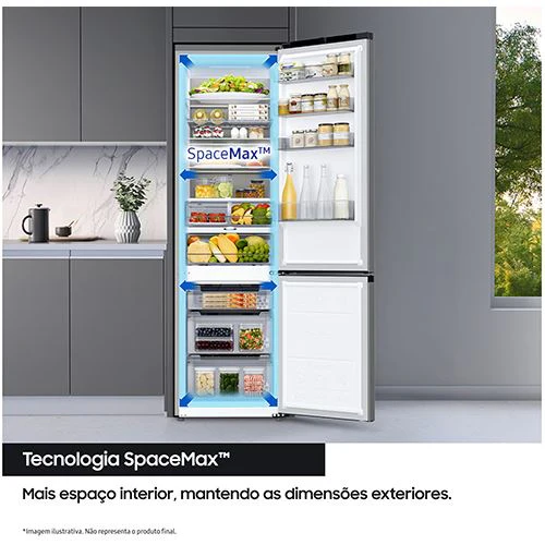 Frigorífico Combinado Samsung RB34C600ESA/EF | 185x59.5x65.8 cm | 344 L | E | Look Inox - Image 4