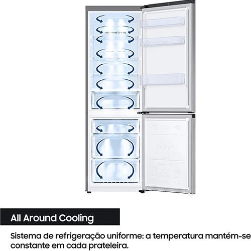 Frigorífico Combinado Samsung RB34C600ESA/EF | 185x59.5x65.8 cm | 344 L | E | Look Inox - Image 5