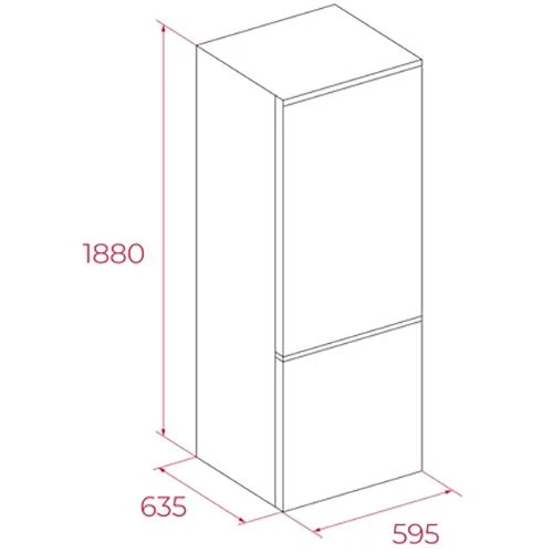 Frigorífico Combinado Teka RBF 54640 SS | 188x59,5x63,5 cm | 310 L | C | Inox - Image 10