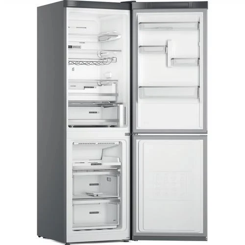 Frigorífico Combinado Whirlpool W7X 83T MX | 191,2x59,6x67,8 cm | 231 L | D | Inox - Outlet - Grade C - Image 3