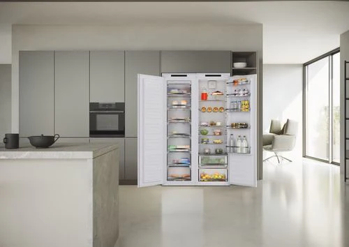 Frigorífico Encastrável Haier HLE 172 | 176,9x54x54,5 cm | 316 L | F | Branco - Image 2