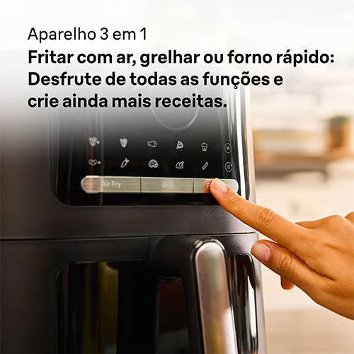 Fritadeira AirFryer Braun HF 5073 BK MultiFry 5 6L - Preto - Outlet - Grade A - Image 2
