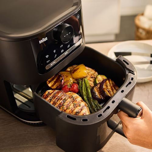 Fritadeira AirFryer Braun HF 5073 BK MultiFry 5 6L - Preto - Outlet - Grade A - Image 8