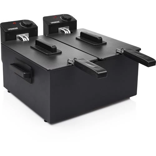 Fritadeira Dupla Princess 183028 | 2 x 3 L | 3600 W | Preto