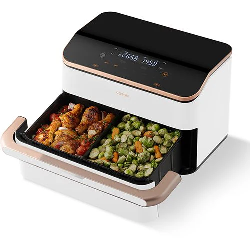 Fritadeira Sem Óleo Airfryer Cosori Dual Blaze Twinfry Chef Edition  10L - Branco - Image 3