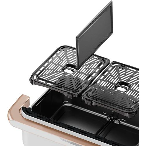 Fritadeira Sem Óleo Airfryer Cosori Dual Blaze Twinfry Chef Edition  10L - Branco - Image 6