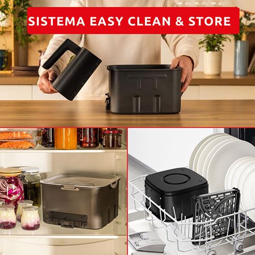 Fritadeira sem Óleo AirFryer Moulinex EZ8428F0 Easy Fry Silence 7L - Preto - Image 6