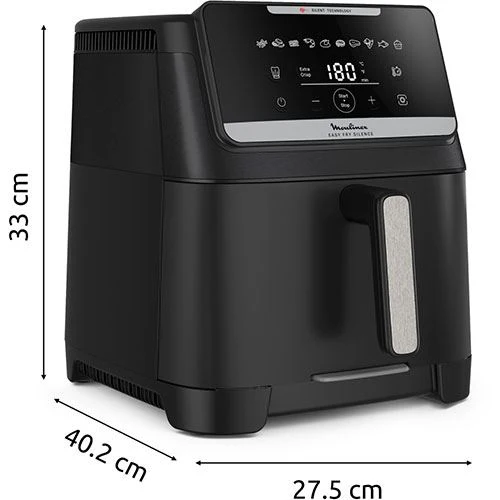 Fritadeira sem Óleo AirFryer Moulinex EZ8428F0 Easy Fry Silence 7L - Preto - Image 8