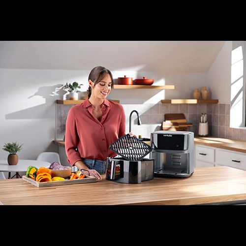 Fritadeira sem Óleo AirFryer Nutribullet NBA0811DG Crisplite Vision 8L - Preto - Image 8