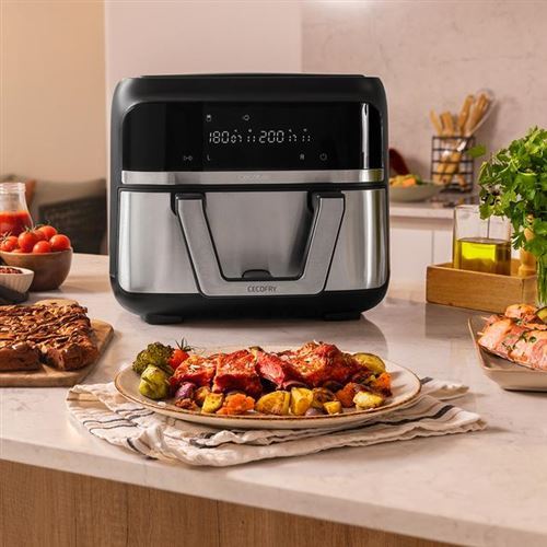 Fritadeira sem Óleo Cecotec Cecofry Dual 9000 9L - Outlet - Grade A - Image 6