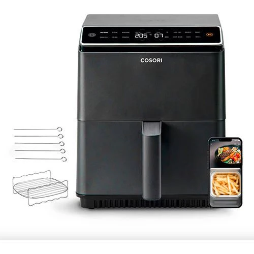 Fritadeira Sem Óleo Cosori Dual Blaze Chef Edition 6.4L - Preto - Outlet - Grade A
