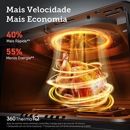 Fritadeira Sem Óleo Cosori Dual Blaze Chef Edition 6.4L - Preto - Outlet - Grade A - Image 3