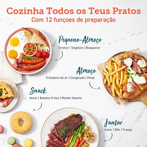 Fritadeira Sem Óleo Cosori Dual Blaze Chef Edition 6.4L - Preto - Outlet - Grade A - Image 5