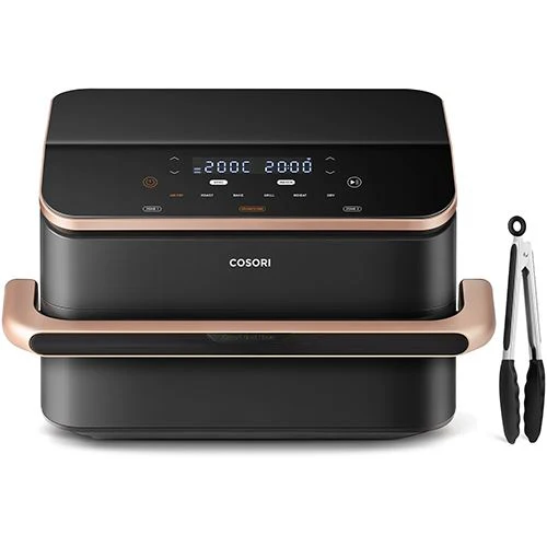 Fritadeira sem Óleo AirFryer Cosori CAF-TF101S-AEUR Dual Blaze TwinFry 10 L - Preto