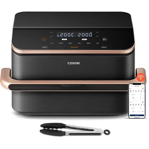 Fritadeira sem Óleo AirFryer Cosori CAF-TF101S-AEUR Dual Blaze TwinFry 10 L - Preto - Image 10