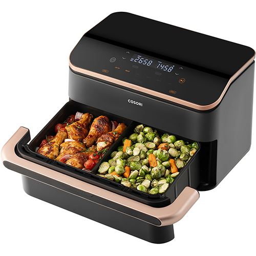Fritadeira sem Óleo AirFryer Cosori CAF-TF101S-AEUR Dual Blaze TwinFry 10 L - Preto - Image 3