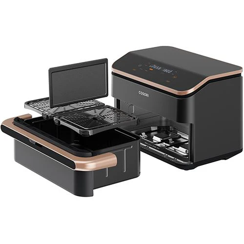 Fritadeira sem Óleo AirFryer Cosori CAF-TF101S-AEUR Dual Blaze TwinFry 10 L - Preto - Image 4