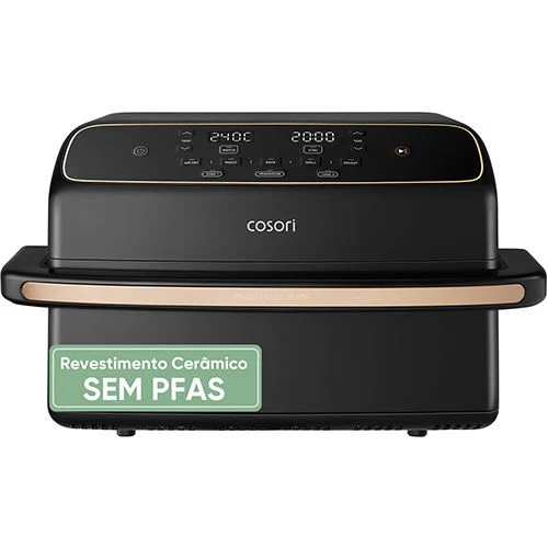 Fritadeira sem Óleo AirFryer Cosori CAF-TF801-CEUR Dual Blaze TwinFry Compact 8,6 L - Preto - Image 2