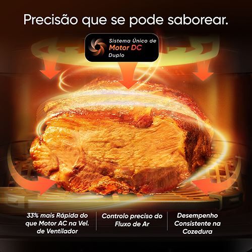 Fritadeira sem Óleo AirFryer Cosori Turbo Tower Compact Chef Edition 8,6 L - Preto - Image 6