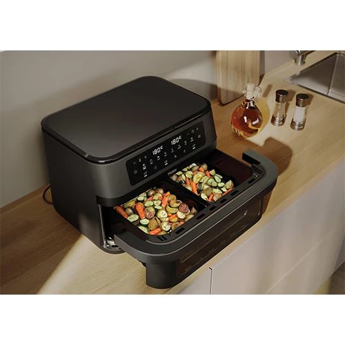 Fritadeira sem Óleo AirFryer Haier HAF3ADW 011 11 L - Preto - Image 11