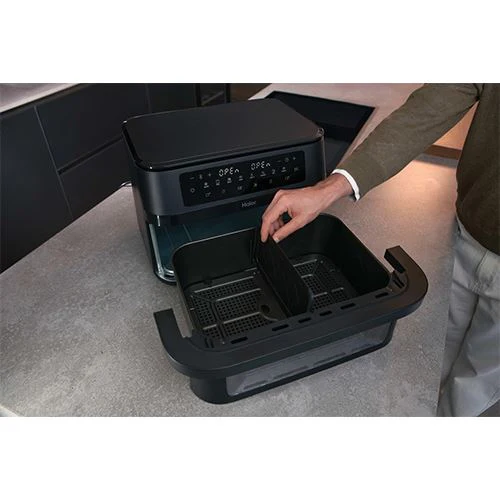 Fritadeira sem Óleo AirFryer Haier HAF3ADW 011 11 L - Preto - Image 14