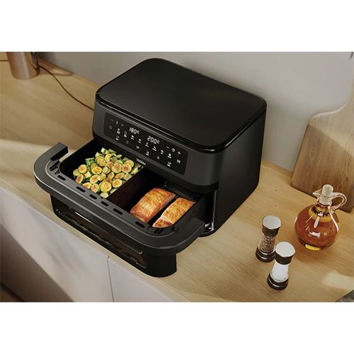 Fritadeira sem Óleo AirFryer Haier HAF3ADW 011 11 L - Preto - Image 8